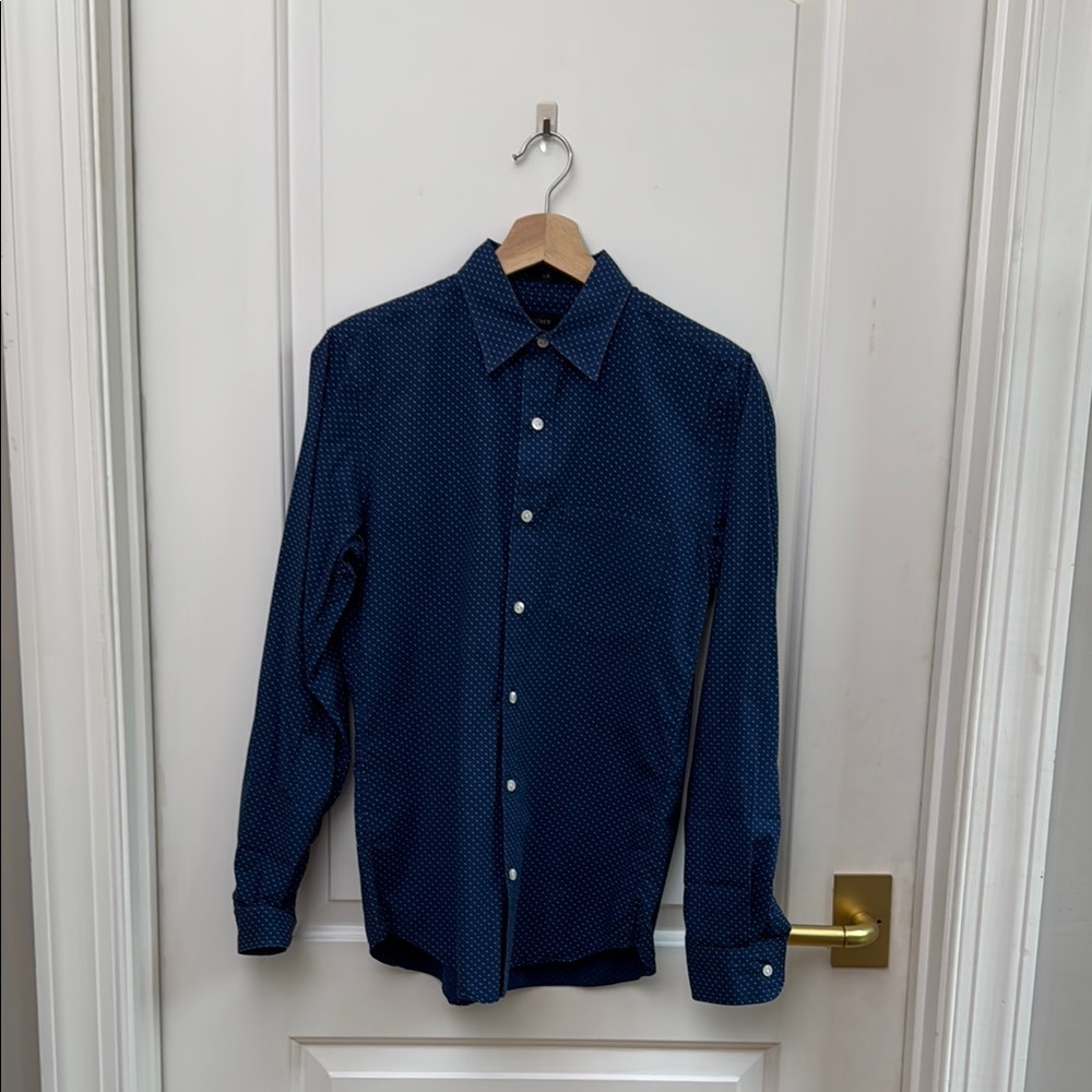 Men's J. Crew Blue Patterned Shirt